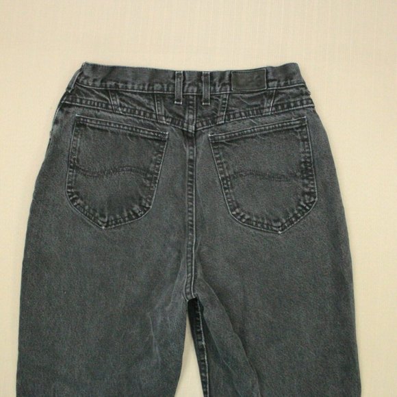 Vintage Lee High Waist Tapered Leg Mom Jeans Women's Size 12 Union Made In USA - Picture 1 of 9